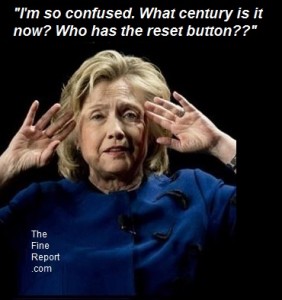 Hillary Clinton confused