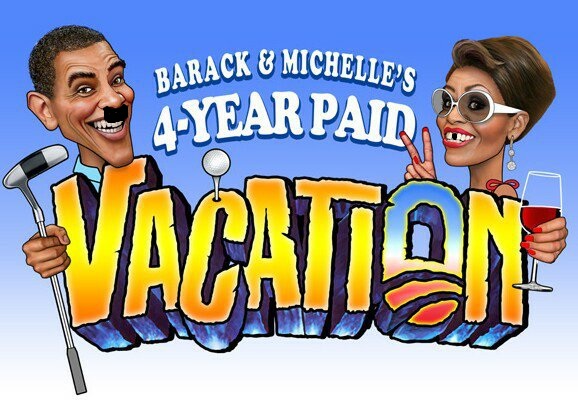 Michelle Obam paid vacations edited