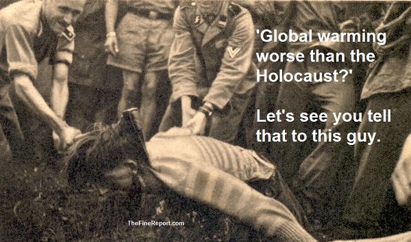 Holocaust worse than global warming
