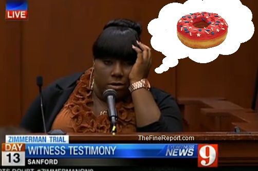 Fat zimmerman witness donut
