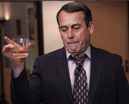 Boehner drinking