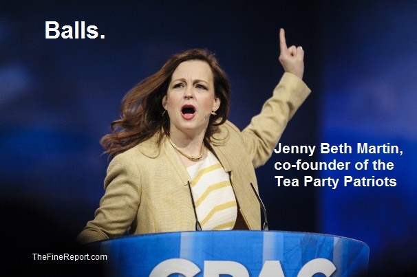 Jenny Beth Martin, co-founder of the Tea Party Patriots edited.