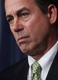 Boehner angry