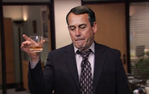 Boehner drunk