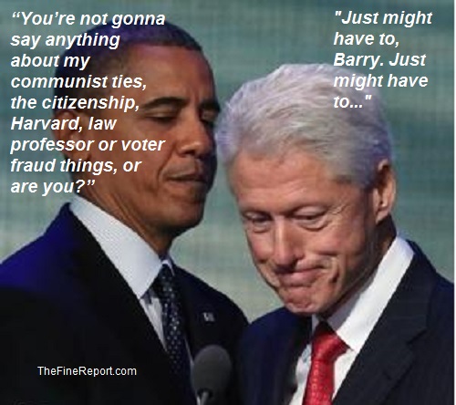 Obama and bill clinton edited