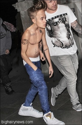 Justin Beiber by big hairy news