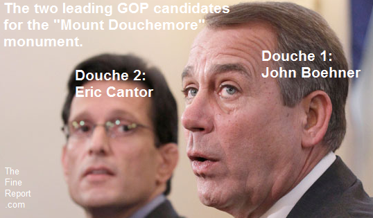 Boehner and Cantor mount douchemont