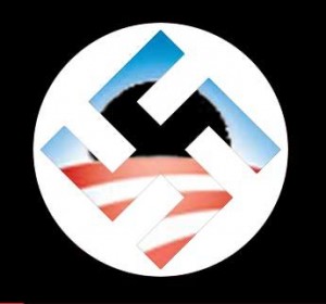 Obama nazi swastika