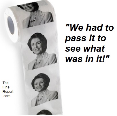 Pelosi toilet paper