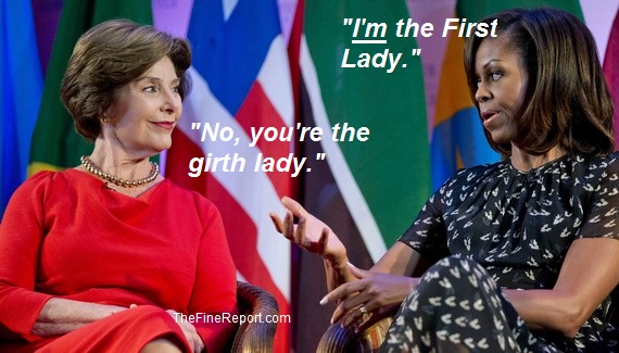 With Laura Bush edited