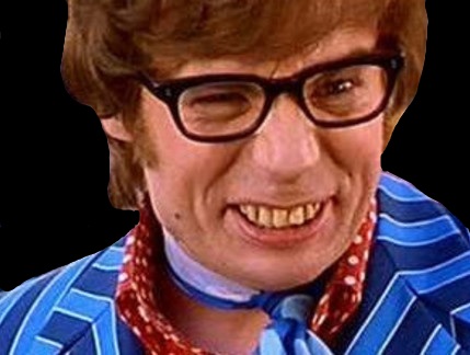 Image result for austin powers wink