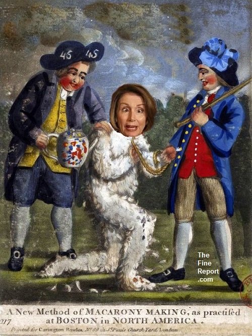 Pelosi tar and feathers