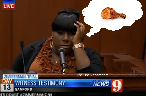 Zimmerman witness chicken