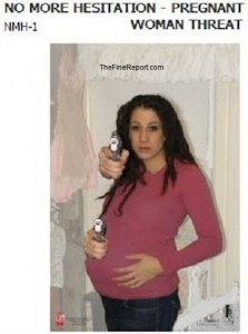 Pregnant woman smaller