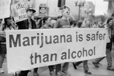 Marijuana march