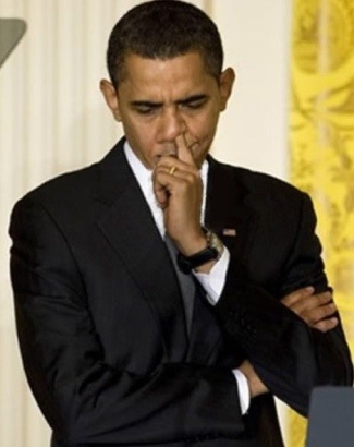 Obama Picking His Nose full