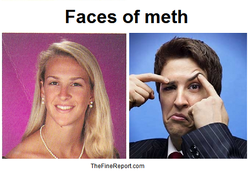 Rachel Maddow faces of meth