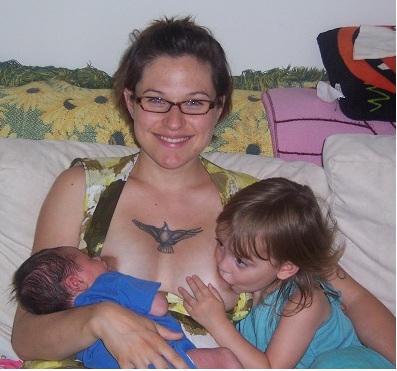 Tattoo nursing mother smaller