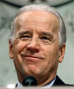 Biden smarmy smile