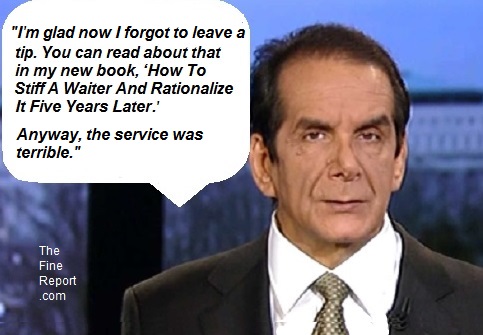 Krauthammer with bubble