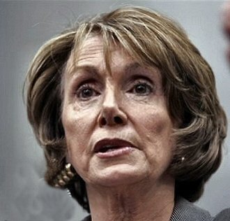Pelosi without makup trowel