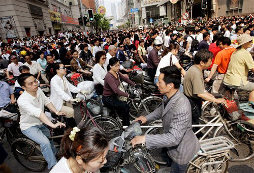 chinese cyclists