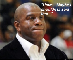 Magic Johnson dumb