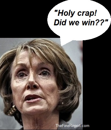 Pelosi did we win