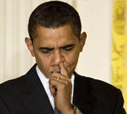 Obama picking nose edited