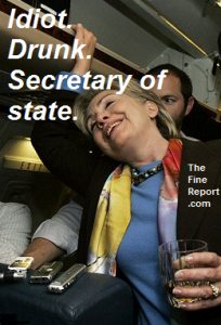 Idiot drunk secy of state