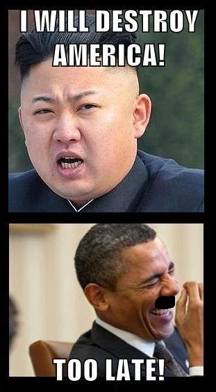 Kim will destroy america